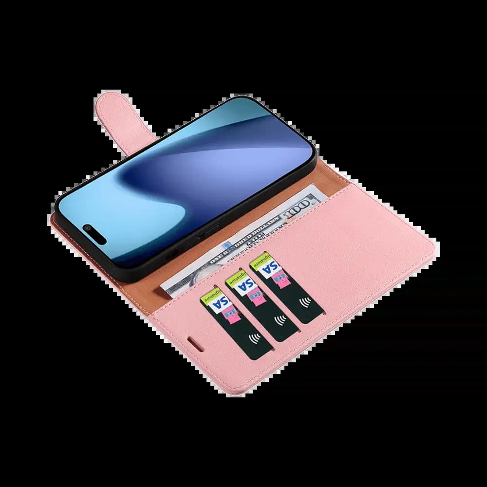Housse folio anti-RFID iPhone Air – PROTECT IP011 Rose