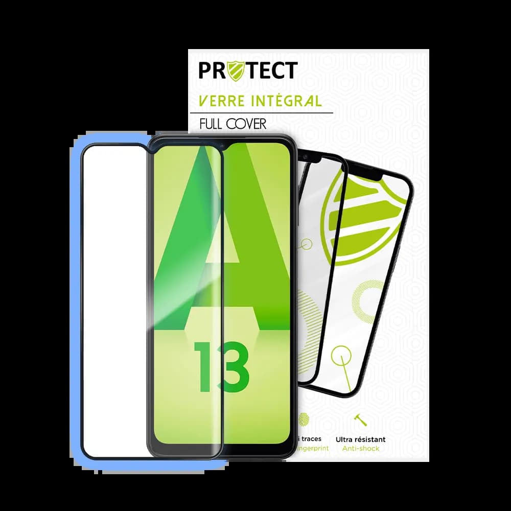Verre trempé intégral Samsung Galaxy A13 4G protection écran 9H - PROTECT Noir