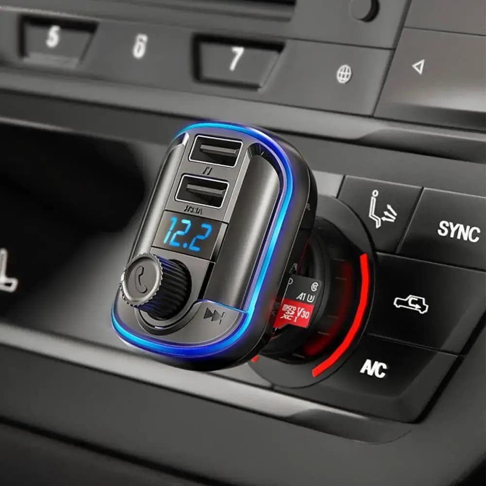 Transmetteur FM Bluetooth & chargeur voiture 20W - Yesido Y44