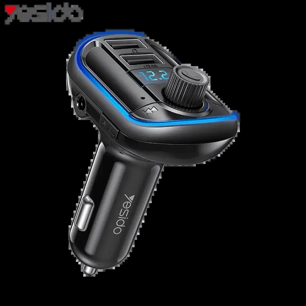 Transmetteur FM Bluetooth & chargeur voiture 20W - Yesido Y44