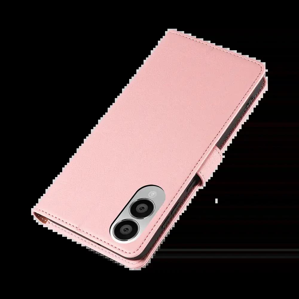 Housse folio anti-RFID Samsung Galaxy S25 Edge – PROTECT IP011 Rose