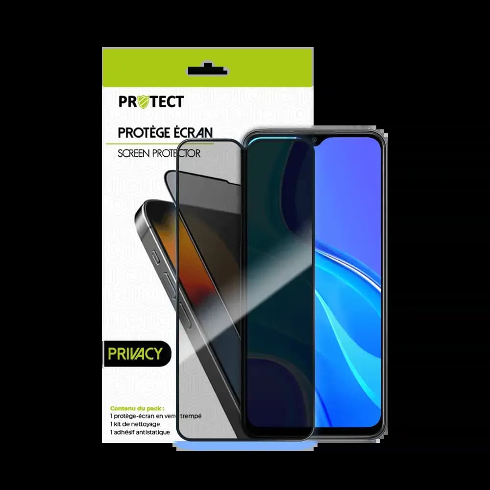 Verre trempé anti-espions Xiaomi Redmi 9 protection écran 9H - PROTECT Transparent