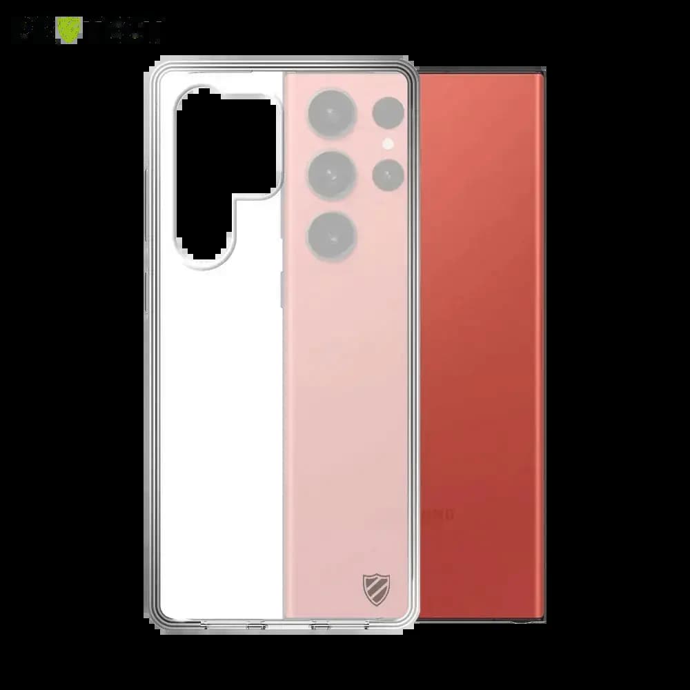 Coque silicone Samsung Galaxy S23 Ultra 5G PROTECT - Transparent