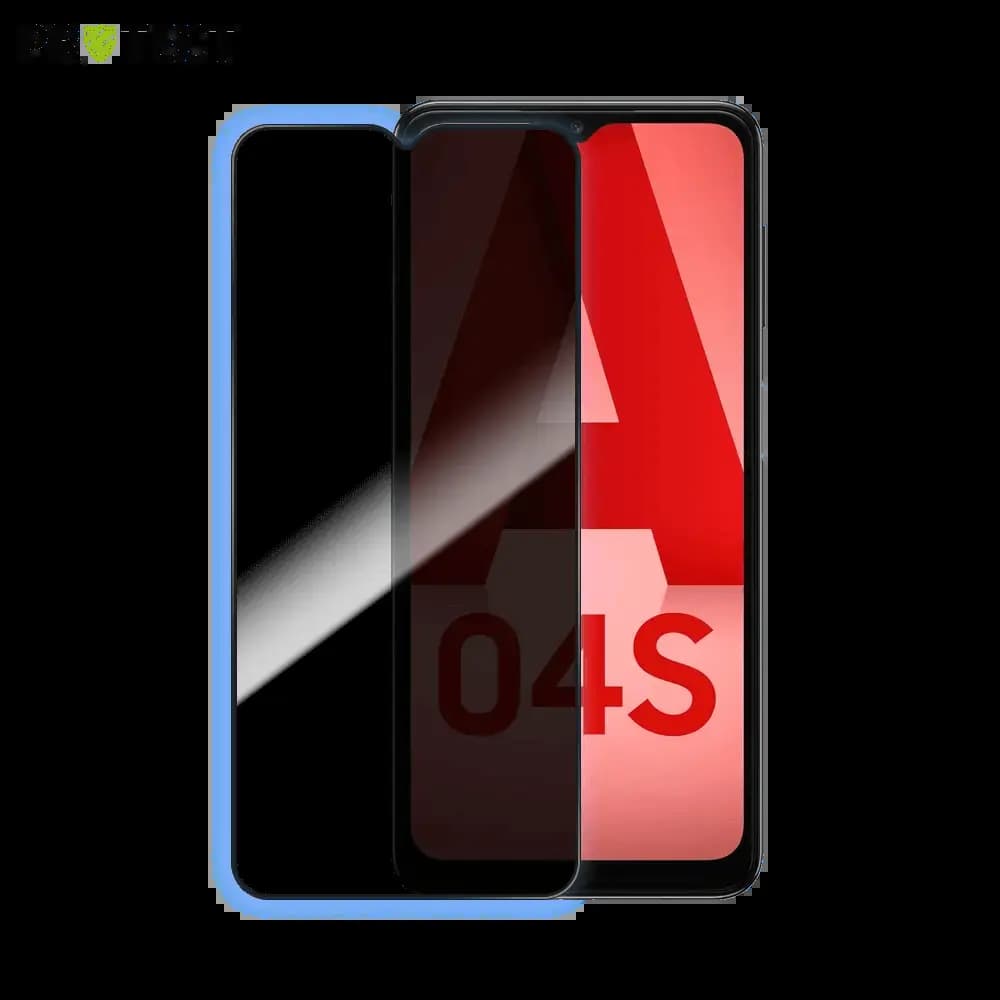 Verre trempé anti-espions Samsung Galaxy A04s / A04 / A04 Core protection écran 9H - PROTECT Transparent
