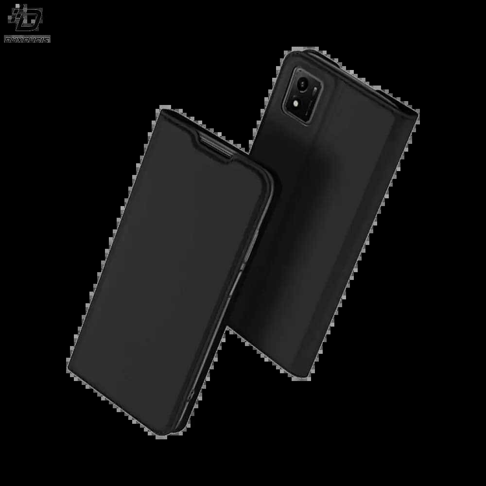 Housse folio Vivo Y01 porte-carte - Dux Ducis Skin Pro Noir