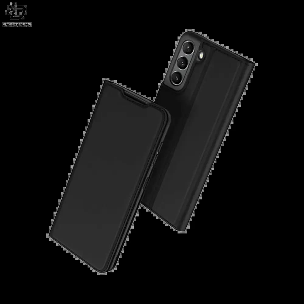 Housse folio Samsung Galaxy S21 FE porte-carte – Dux Ducis Skin Pro Noir