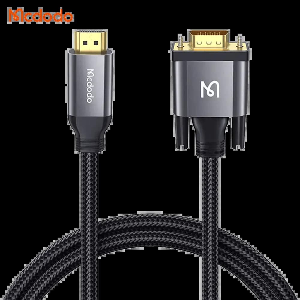Câble HDMI vers VGA 1080p unidirectionnel (2m) – Mcdodo CA-7770 Noir