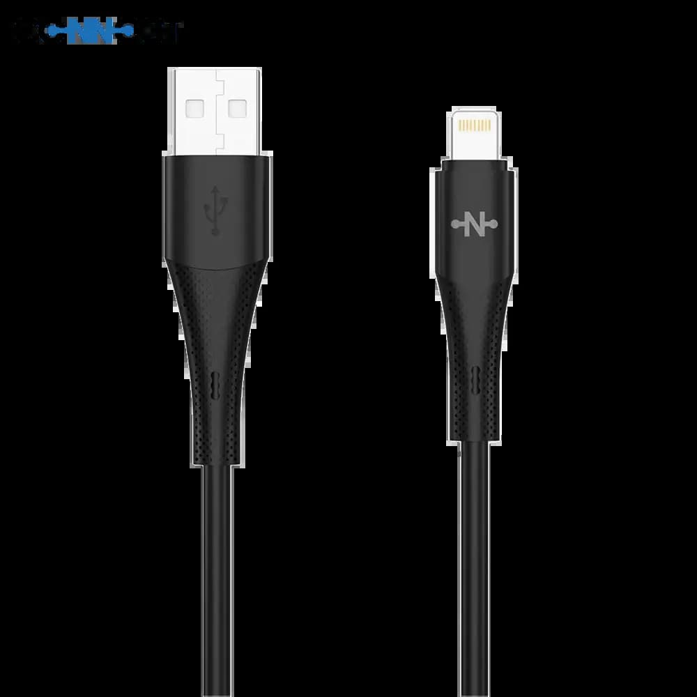 Câble Data USB vers Lightning CONNECT 10W (1m) Noir