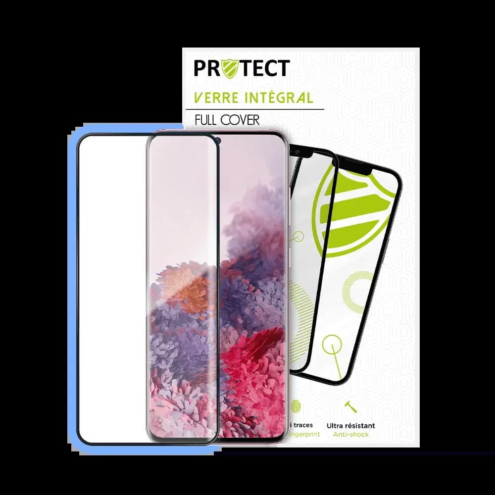 Verre trempé intégral 5D 9H – protection écran compatible Samsung Galaxy S20 / S20 5G – PROTECT Noir
