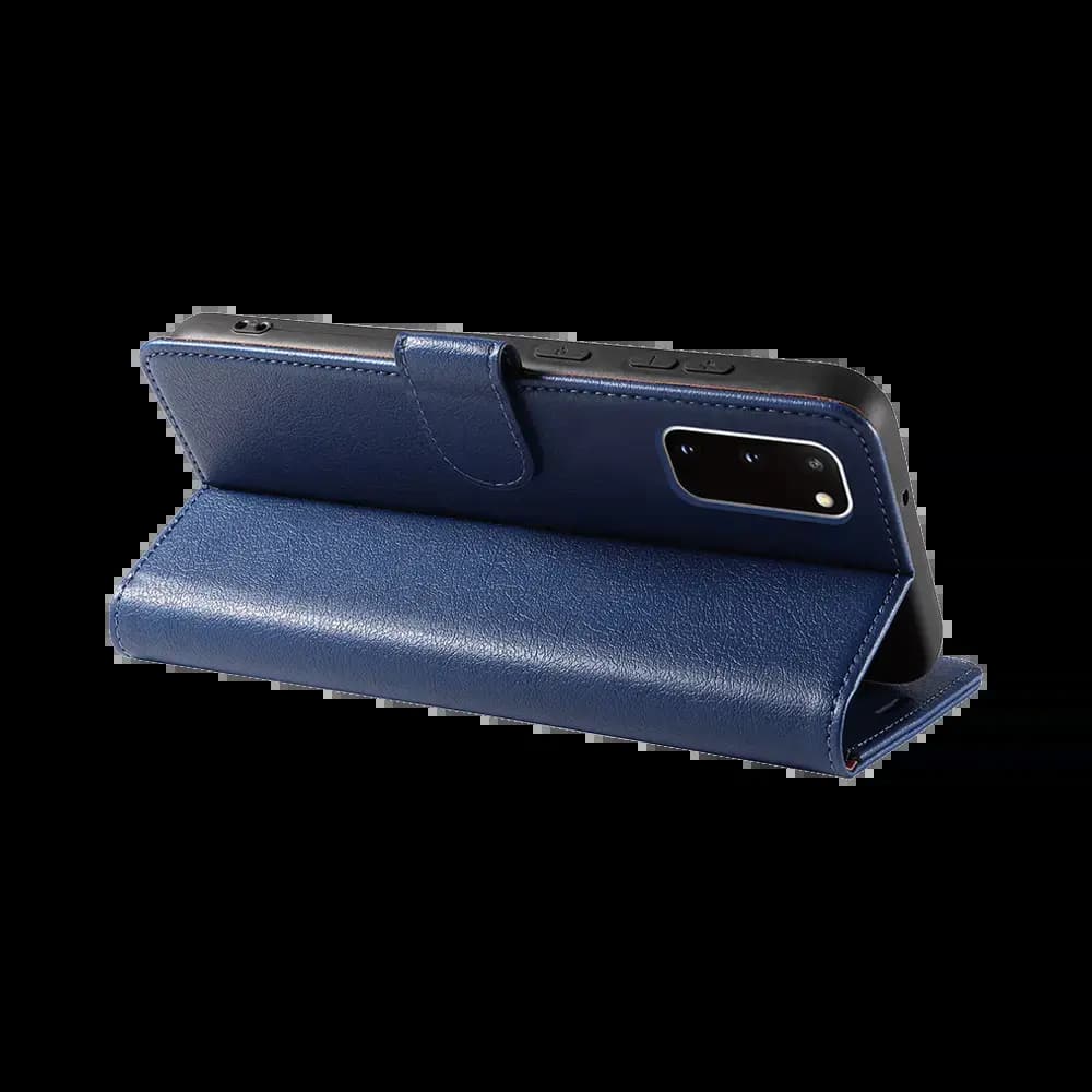 Housse folio anti-RFID Samsung Galaxy S20 FE – PROTECT IP011 Bleu Marine - Vue 2