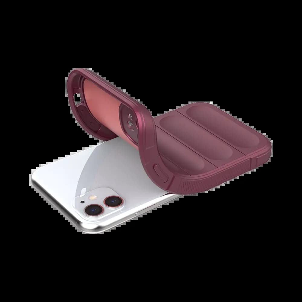 Coque de protection antichoc renforcée iPhone 11 - PROTECT IX008 Prune - Vue 3