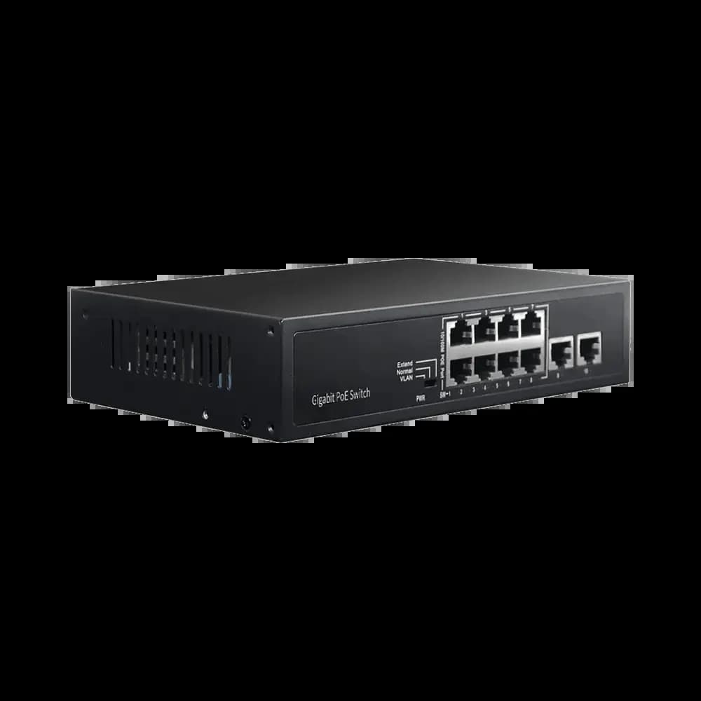 Switch réseau PoE 10 Ports Gigabit - 8x PoE + 2x Uplink - Comfast CF-SG181P