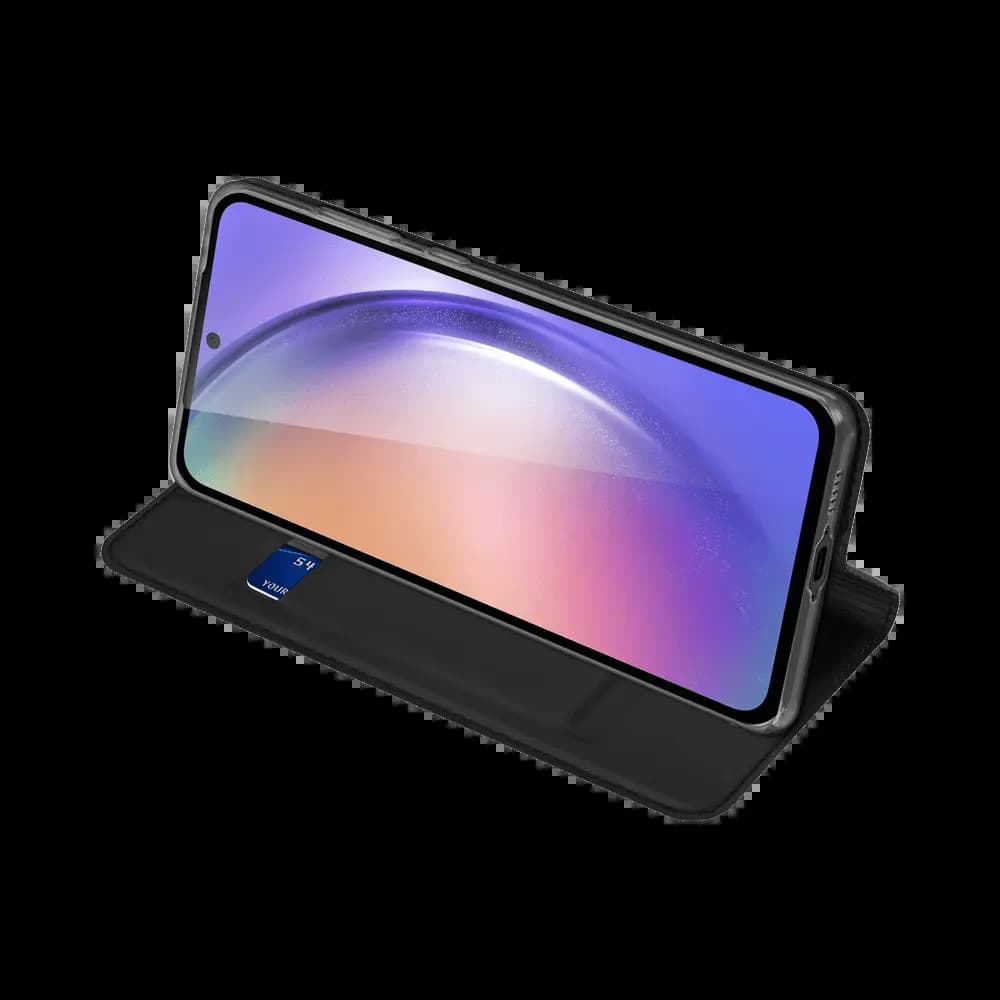 Housse folio Samsung Galaxy A55 5G porte-carte - Dux Ducis Skin Pro Noir