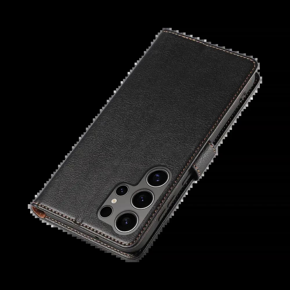 Housse folio anti-RFID Samsung Galaxy S24 Ultra – PROTECT IP011 Noir - Vue 6