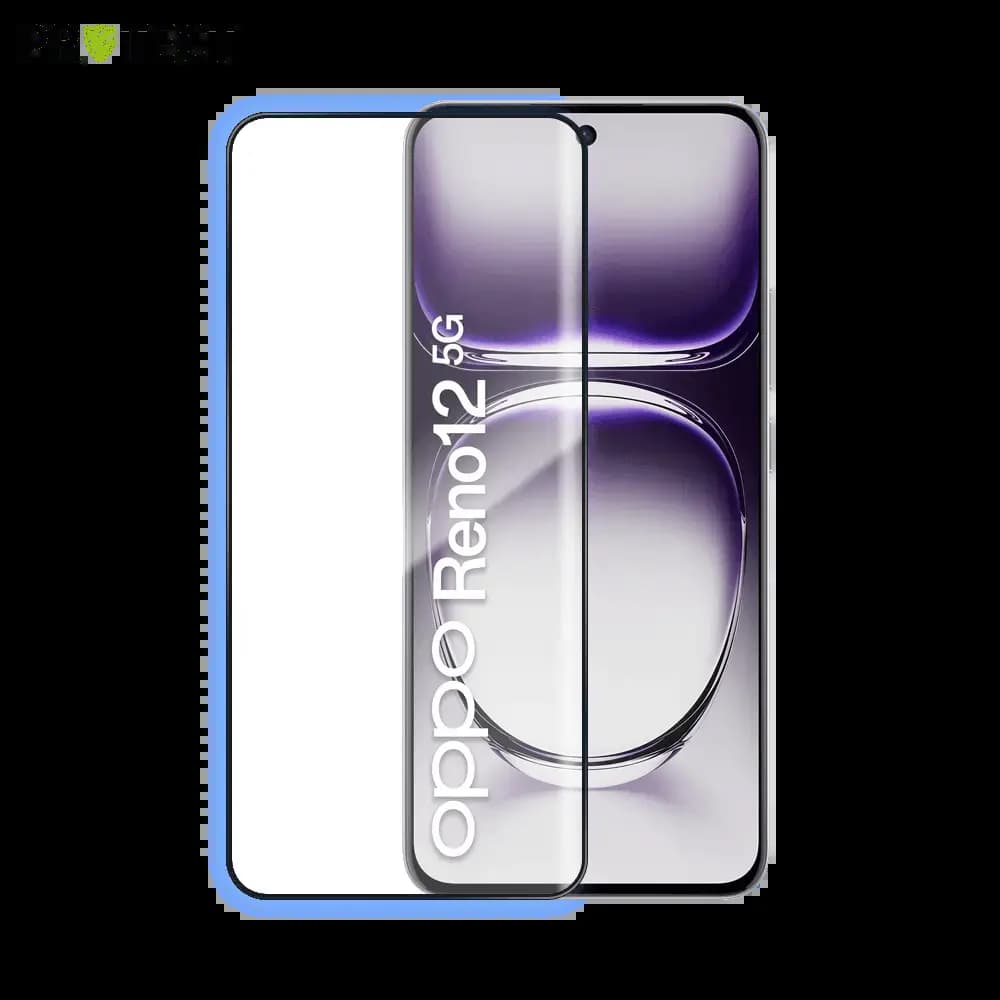 Verre trempé intégral OPPO Reno12 5G protection écran - PROTECT Noir
