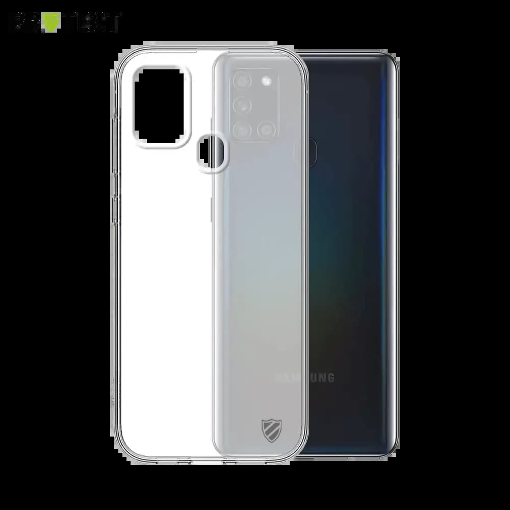Coque Silicone PROTECT pour Samsung Galaxy A21S Transparent