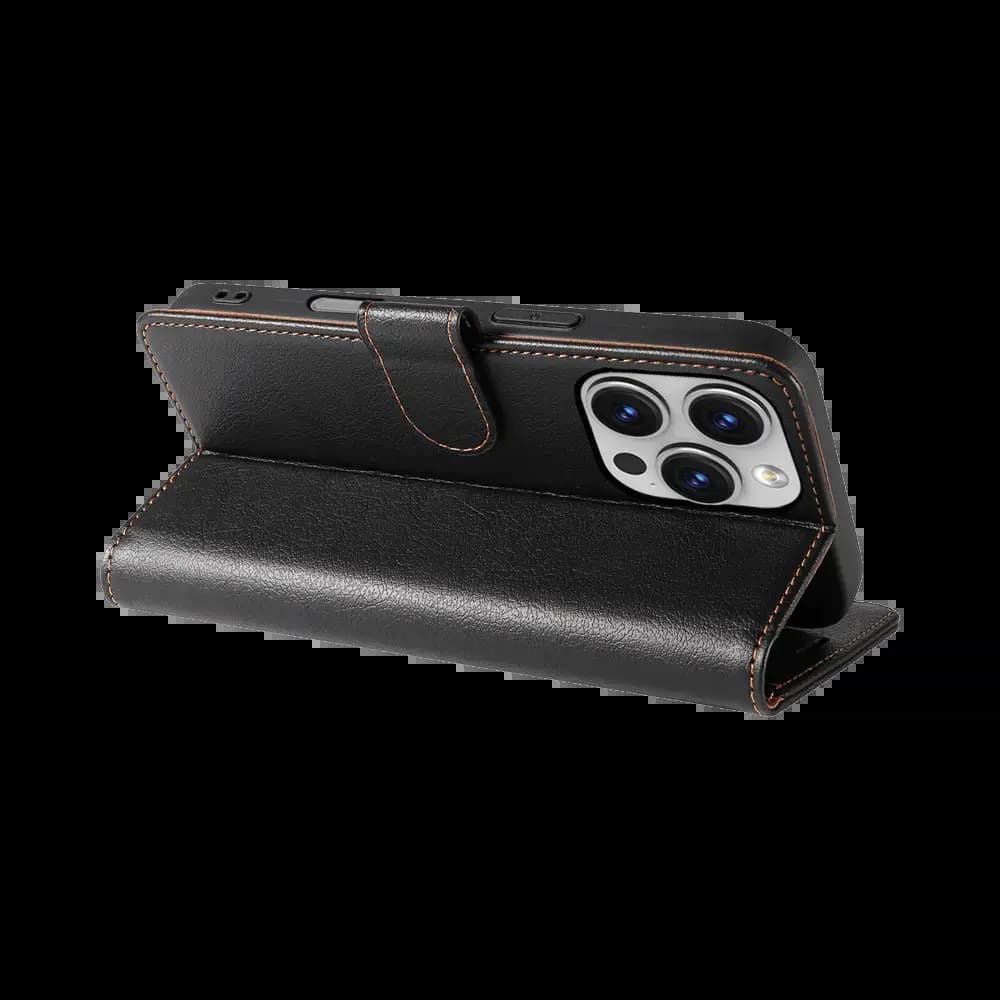 Housse folio anti-RFID iPhone 16 Pro Max – PROTECT IP011 Noir - Vue 2