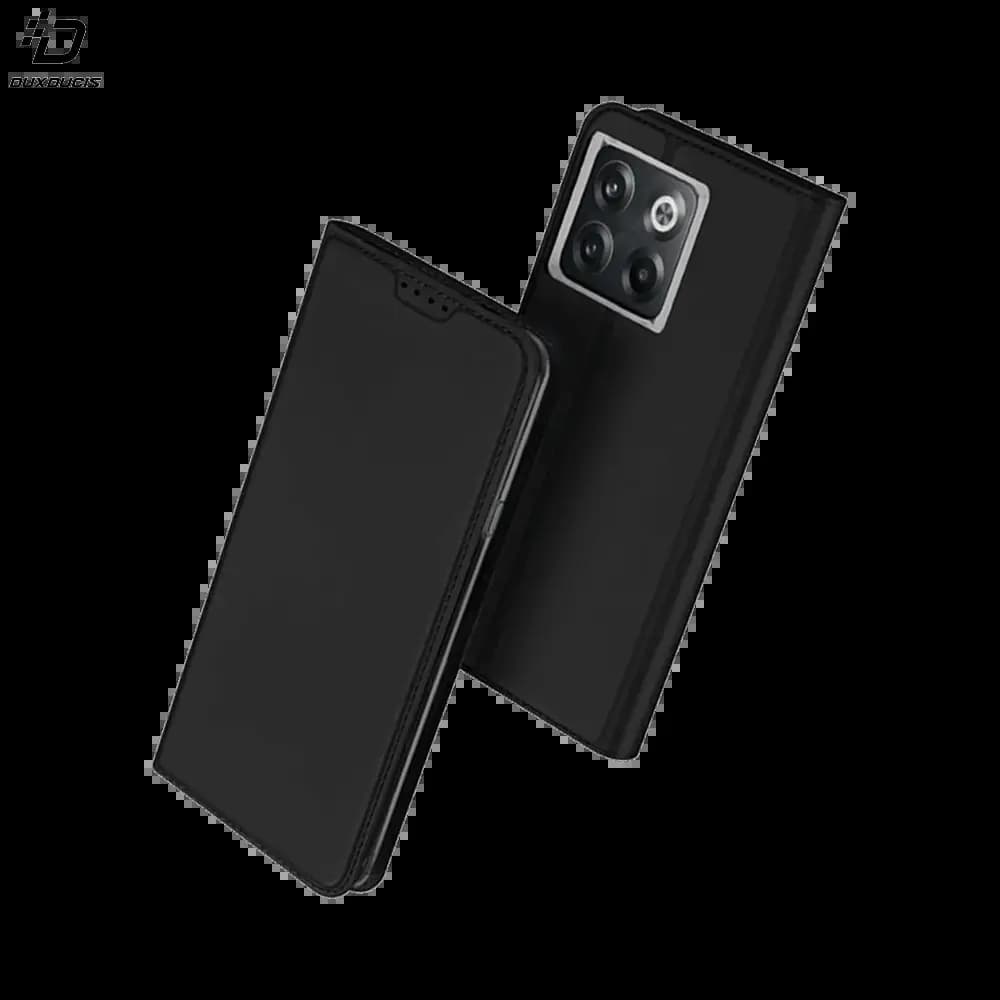 Housse folio OnePlus 10T 5G porte-carte - Dux Ducis Skin Pro Noir