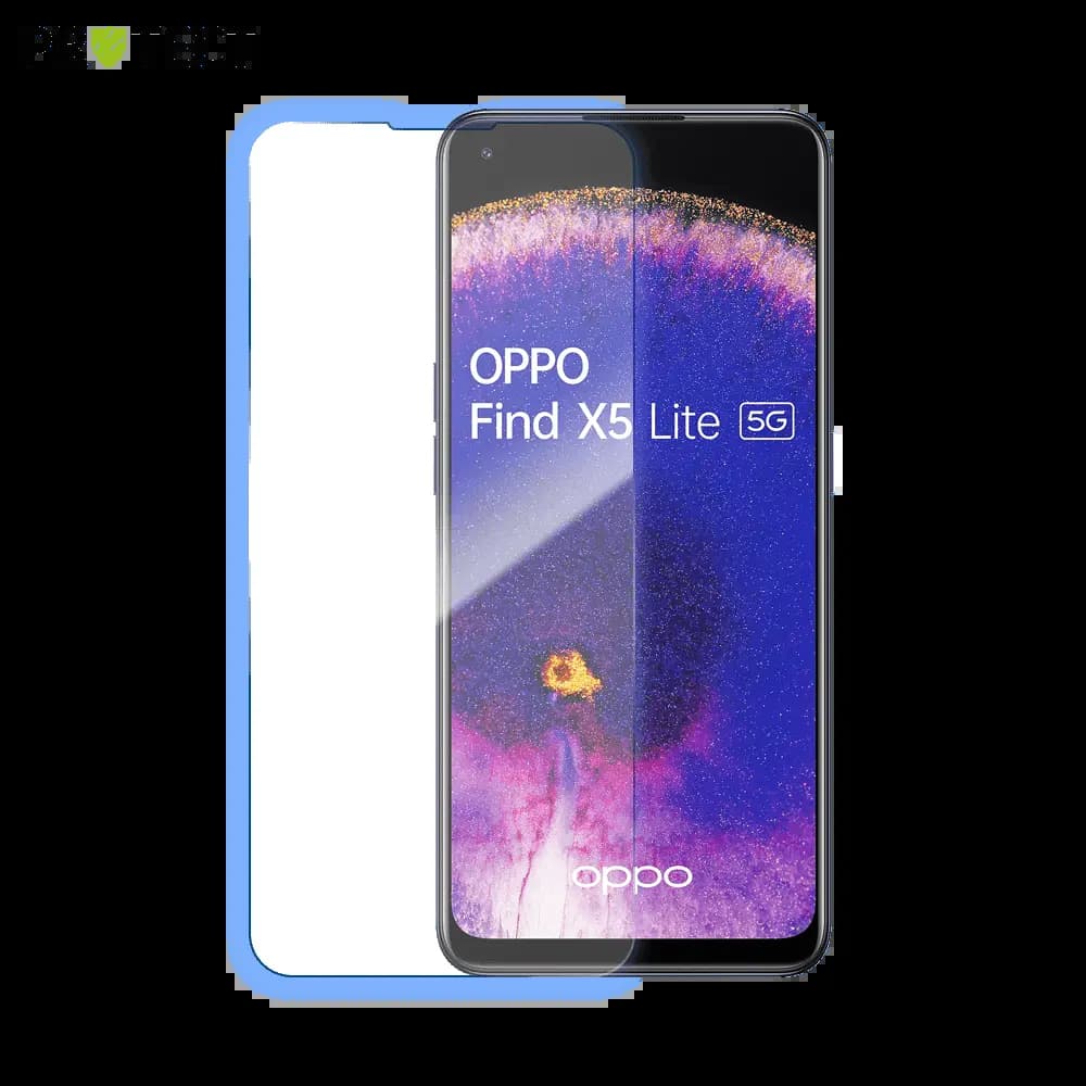 Verre trempé OPPO Find X5 Lite / Reno7 5G protection écran 9H - PROTECT Transparent