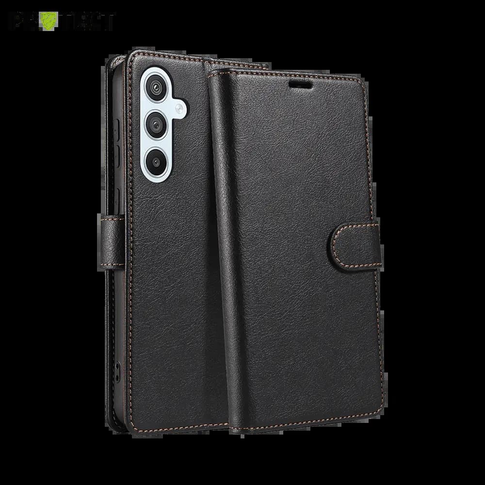 Housse folio anti-RFID Samsung Galaxy A35 5G – PROTECT IP011 Noir