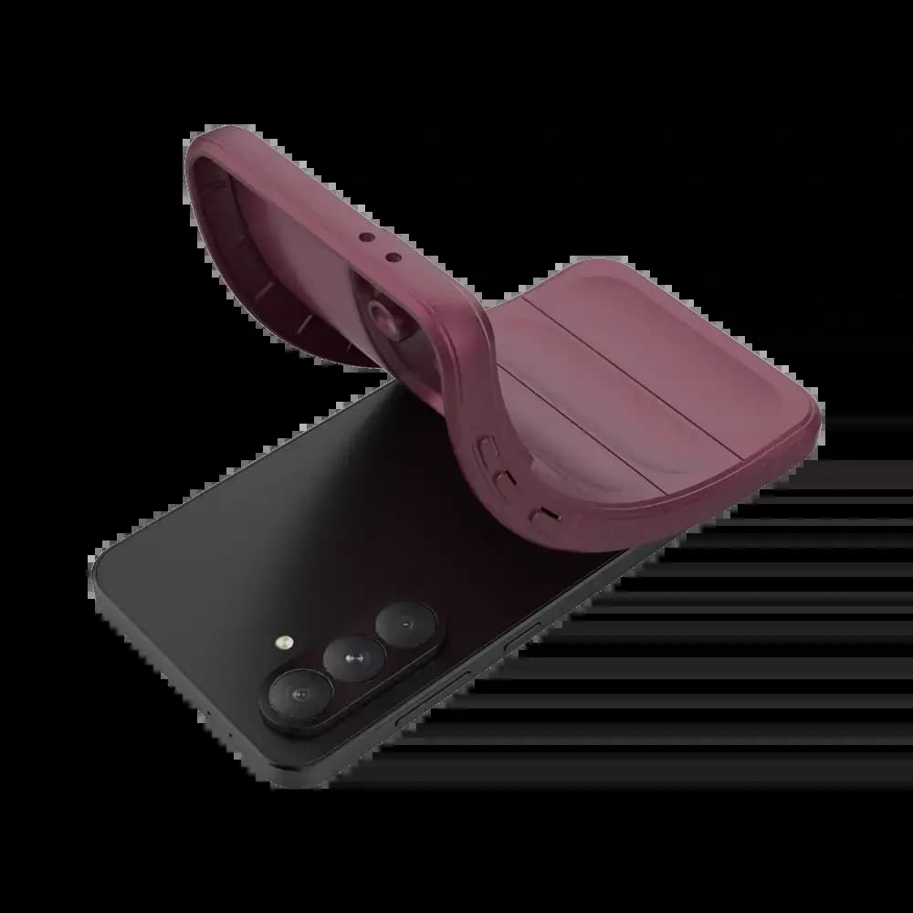 Coque de protection antichoc renforcée Samsung Galaxy A36 5G / A56 5G - PROTECT IX008 Prune - Vue 3