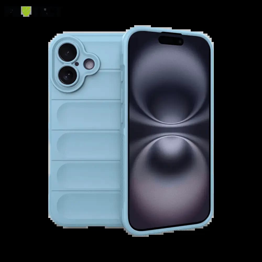 Coque de protection iPhone 16 Plus antichoc renforcée - PROTECT IX008 Bleu Clair