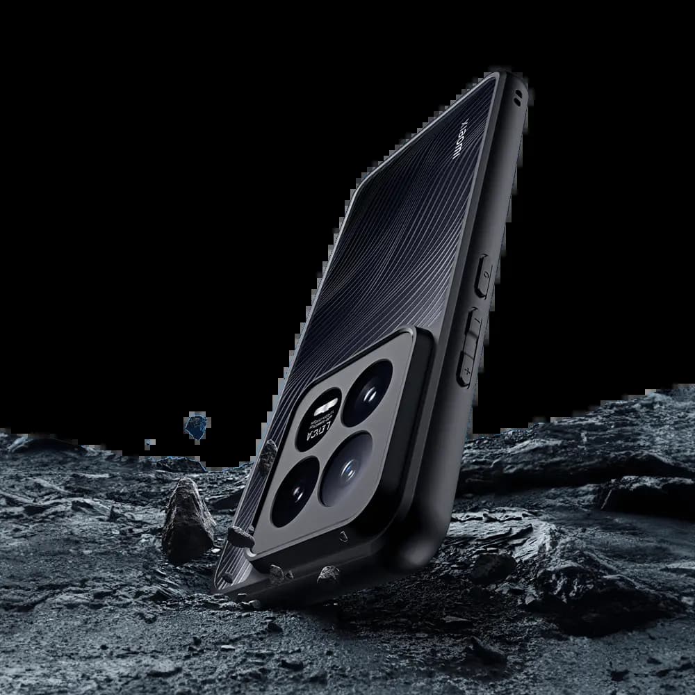 Coque Xiaomi 14 Pro anti-chocs finition mate - Dux Ducis Aimo Noir