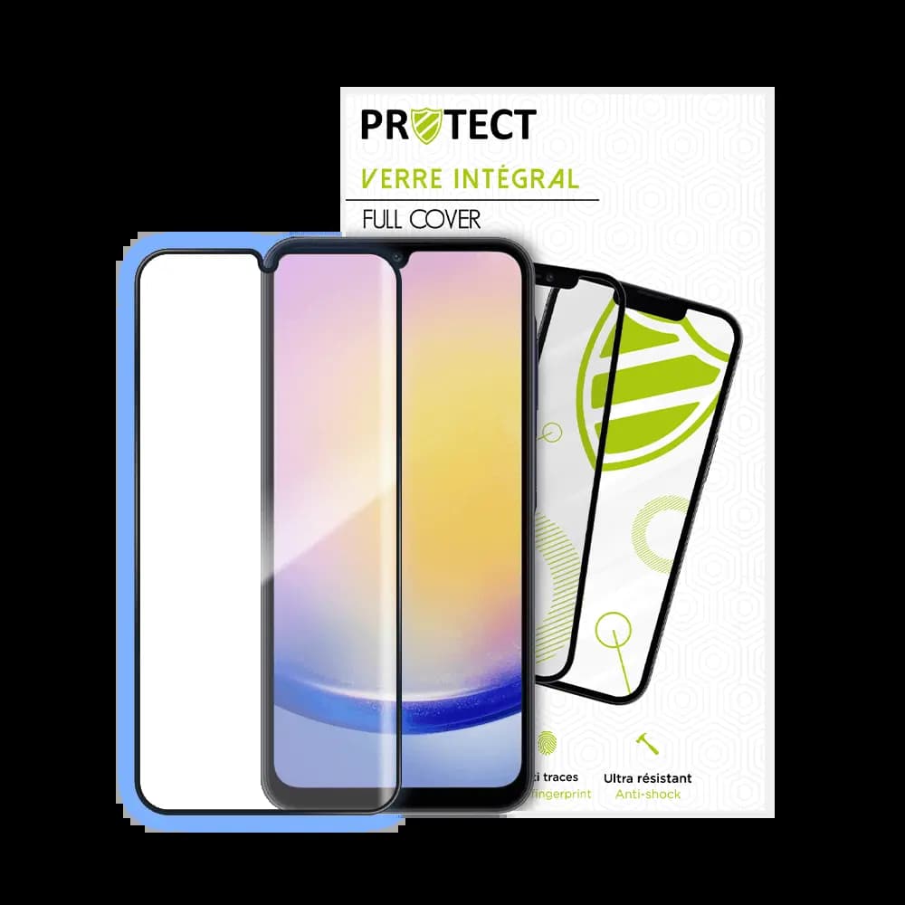Verre trempé intégral Samsung Galaxy A24 4G / A25 5G / A15 5G / A15 4G protection écran 9H - PROTECT Noir