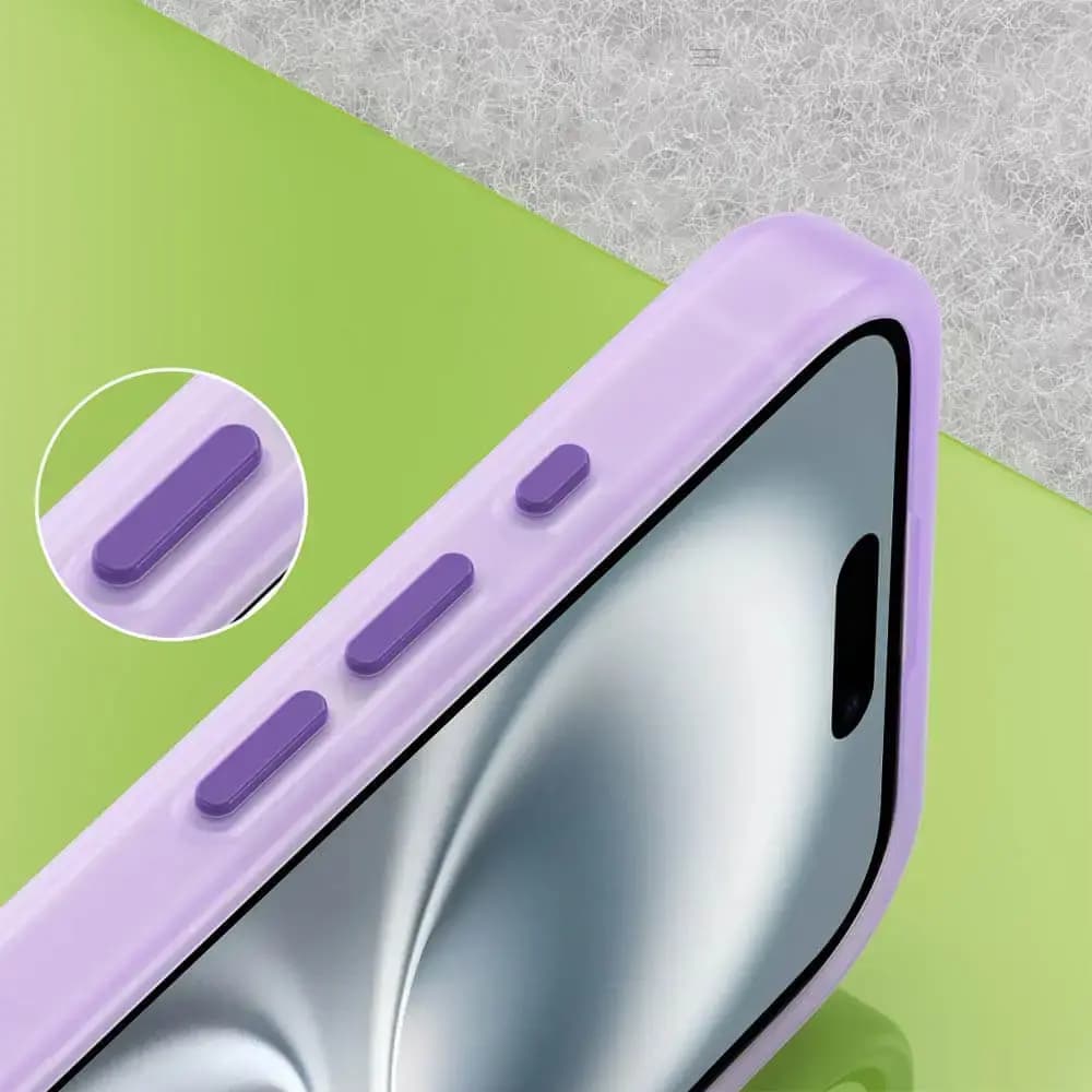Coque MagSafe bi-matière iPhone 16 Plus - PROTECT MF-006 Violet Foncé