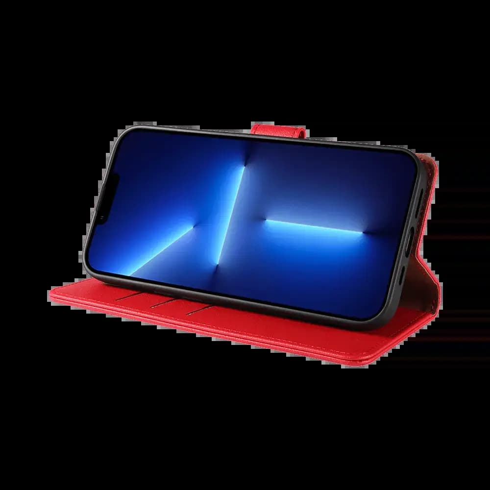 Housse folio anti-RFID iPhone 11 Pro Max – PROTECT IP011 Rouge - Vue 5