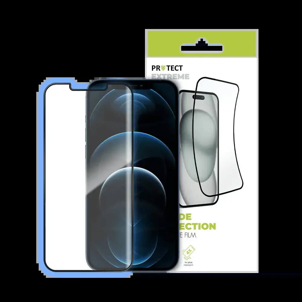 Film de protection extrême iPhone 12 / 12 Pro - PROTECT Transparent - Vue 3