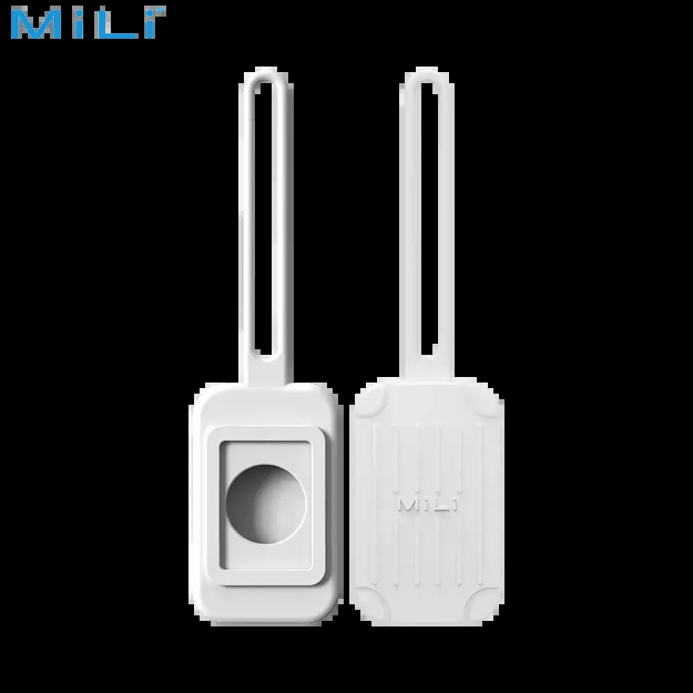 Traceur GPS Bagage MILI MiTag pour iOS Apple Find My - étiquette de voyage intégrée Blanc