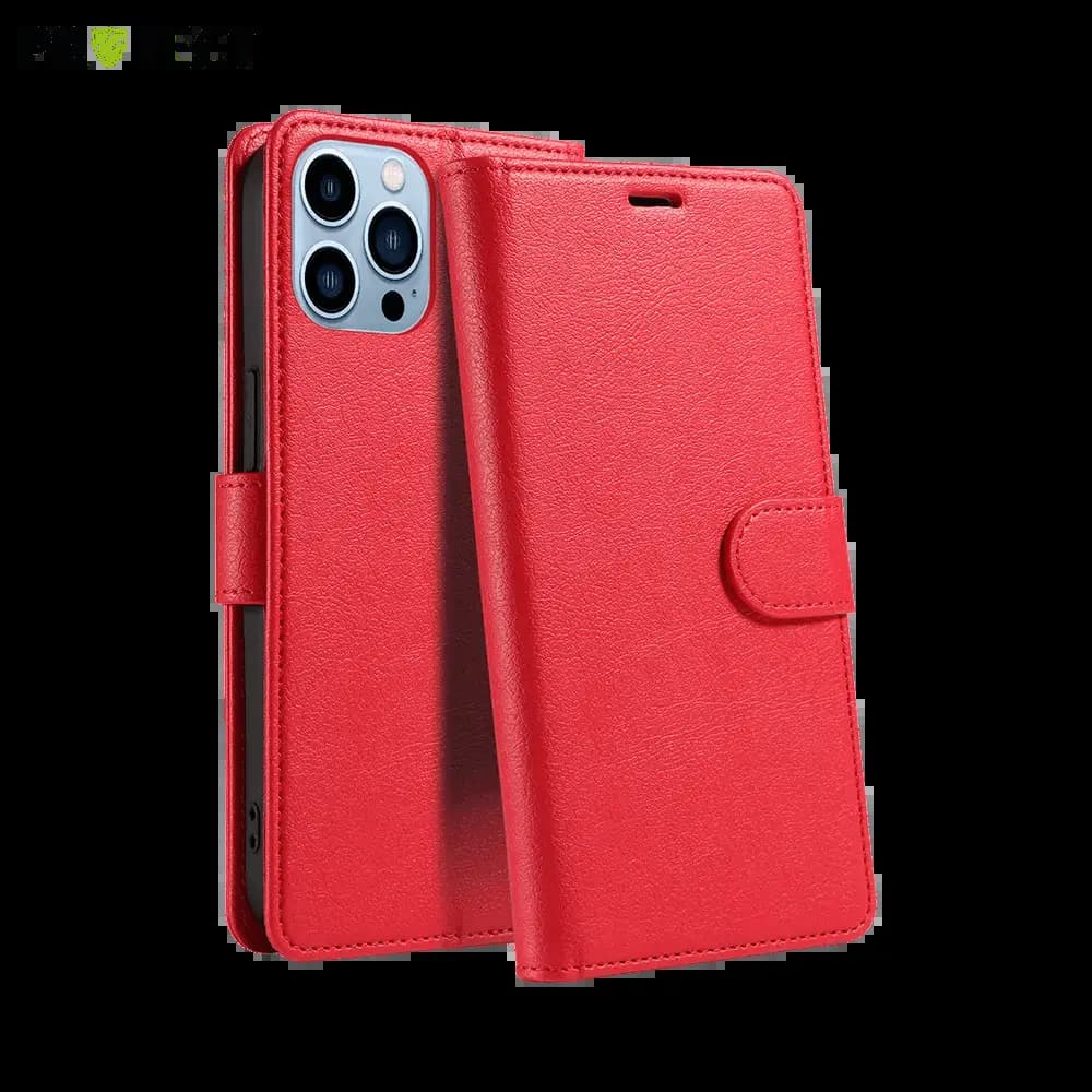 Housse folio anti-RFID iPhone 11 Pro Max – PROTECT IP011 Rouge