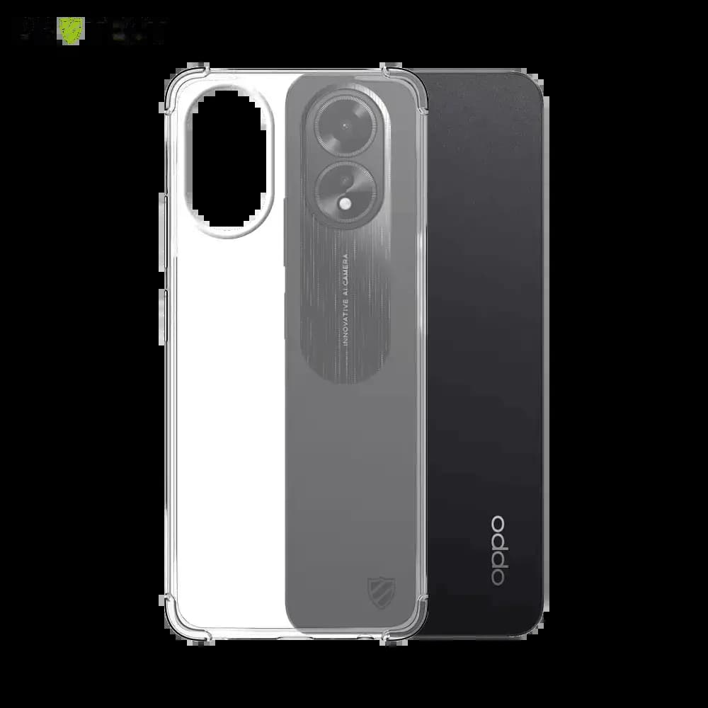 Coque antichoc renforcée transparente OPPO A18 - silicone PROTECT