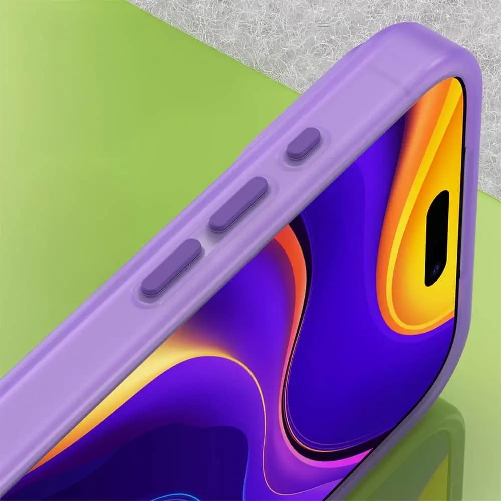 Coque MagSafe bi-matière – iPhone 17 Pro – PROTECT MF-006 Violet Foncé - Vue 3