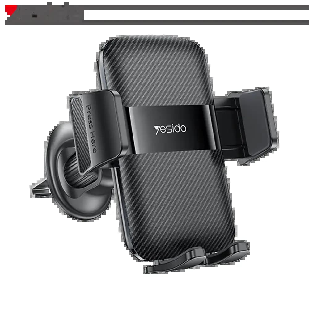 Support smartphone pour voiture Yesido C251 Noir