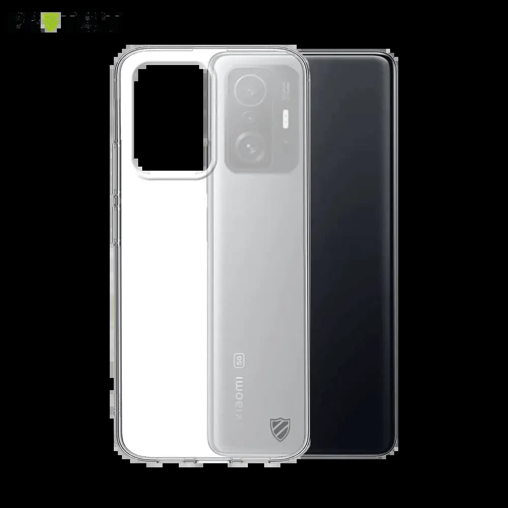 Coque Silicone PROTECT pour Xiaomi 11T 5G/11T Pro 5G Transparent