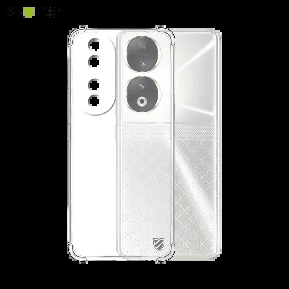 Coque antichoc renforcée transparente Honor 90 5G - silicone PROTECT