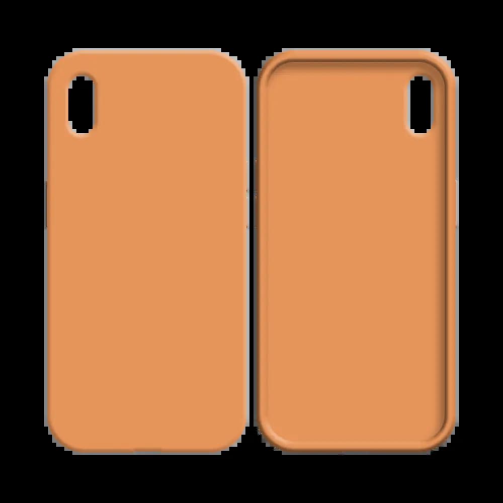Coque silicone iPhone XS Max - Corail