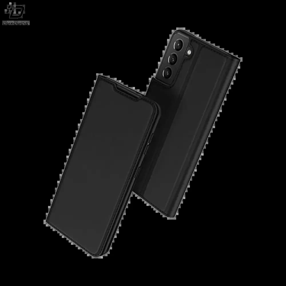 Housse folio Samsung Galaxy S21 porte-carte – Dux Ducis Skin Pro Noir