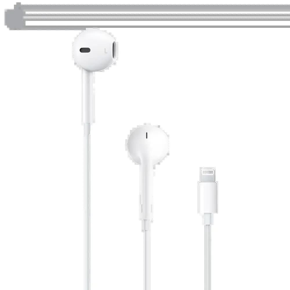 Écouteurs filaires Apple EarPods avec connecteur Lightning - Blanc