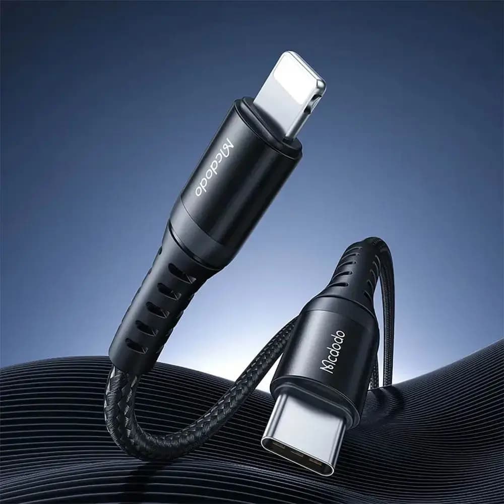 Câble Data USB-C vers Lightning Mcdodo 36W (1m) Noir
