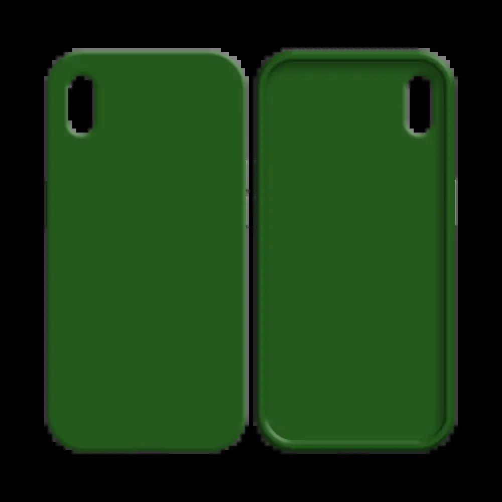 Coque silicone iPhone XS Max - Vert Foncé