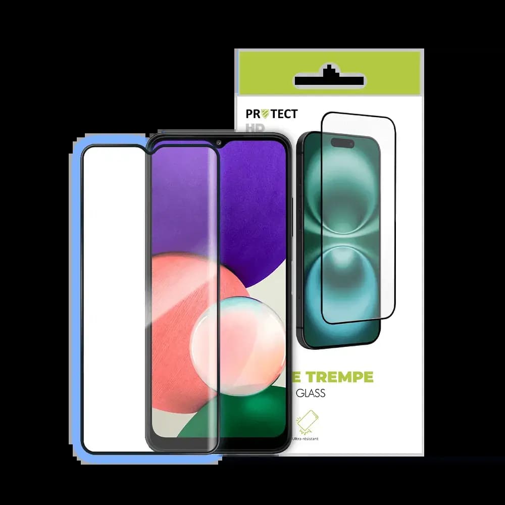 Verre trempé HD Samsung Galaxy A22 5G protection écran 9H - PROTECT Transparent - Vue 3