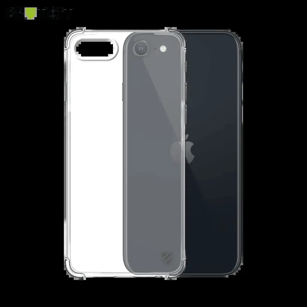 Coque transparente iPhone 16e / iPhone 17e silicone antichoc renforcée - PROTECT