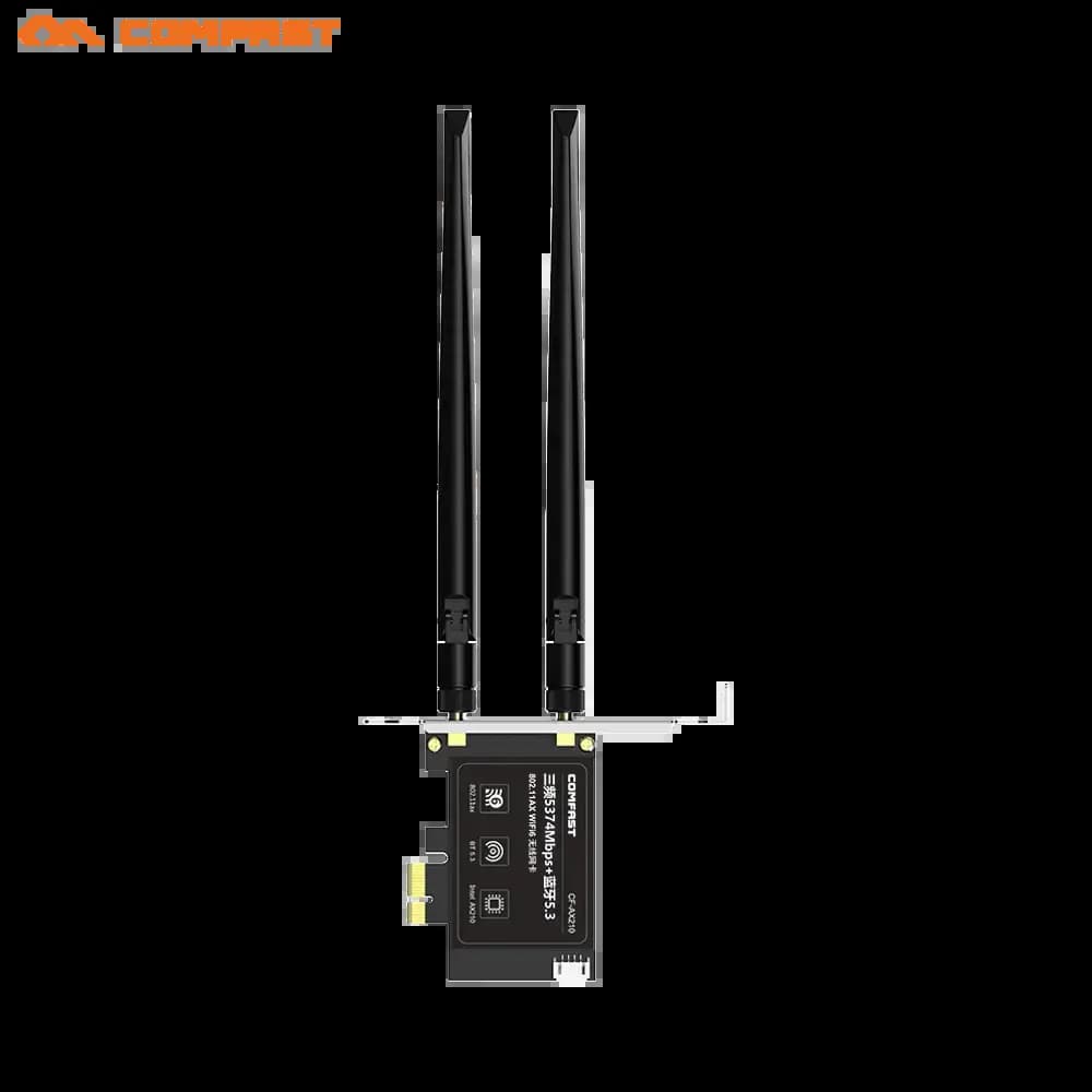Carte WiFi PCI-E Comfast Wifi 6 + Bluetooth (5374 Mbps)