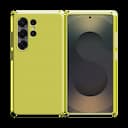 Coque Silicone Compatible pour Samsung Galaxy S25 Ultra Jaune - Variante 6