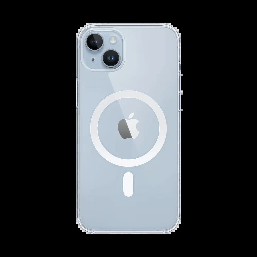 Coque MagSafe silicone transparente iPhone 14 Plus - Vue 2
