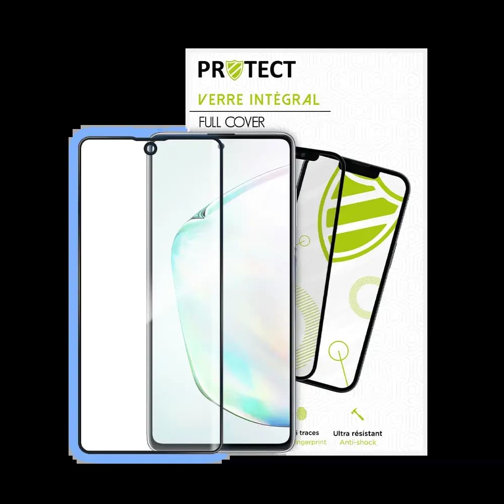 Verre trempé intégral Samsung Galaxy Note 10 Lite protection écran 9H - PROTECT Noir
