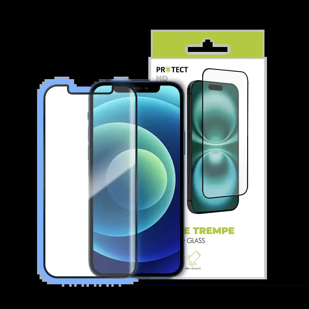 Verre trempé HD iPhone 12 Pro Max protection écran 9H - PROTECT Transparent - Vue 3